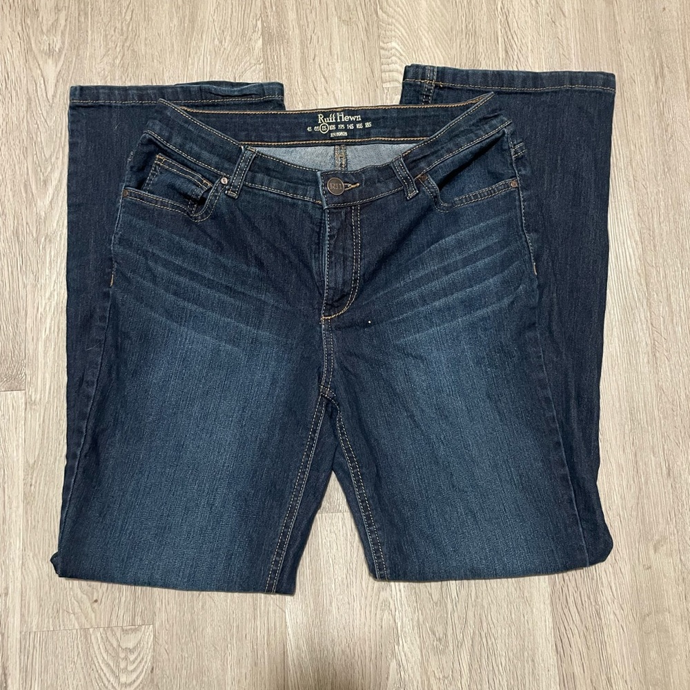 NWOT Ruff Hewn Women's Boot Cut Dark Wash Jeans Size 8 Short